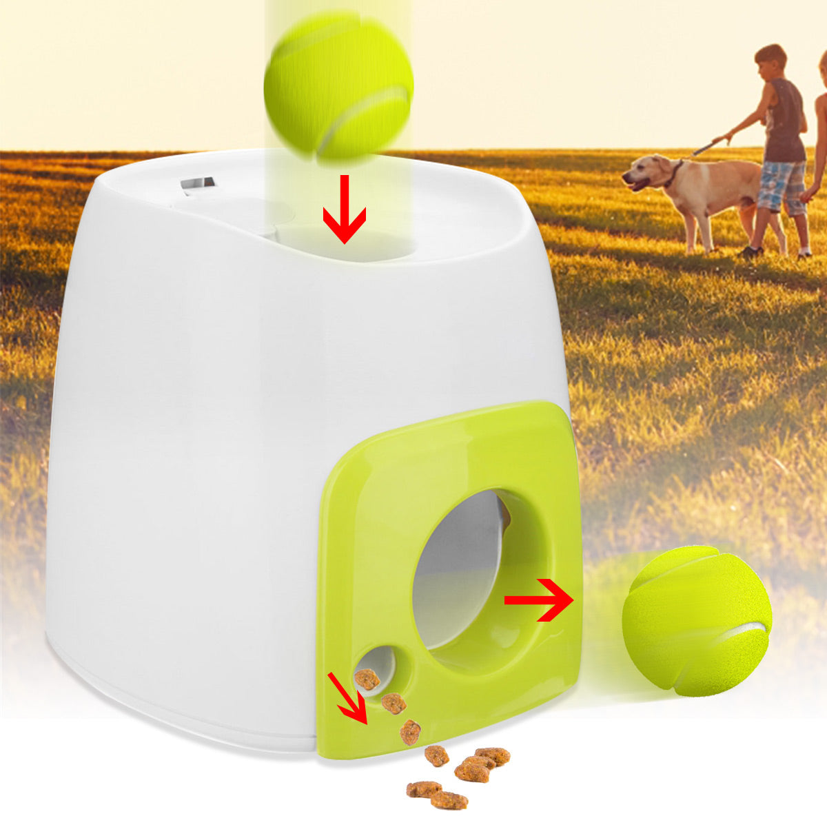 Pet Champ™ Fetch N Treat - Intelligenzspielzeug für Hunde - PET-CHAMP