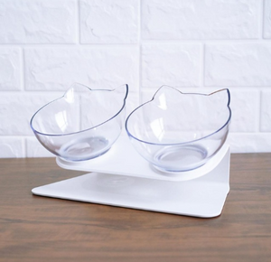 Anti-slip Cat Food Bowl Cervical Protection - PET-CHAMP